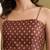 Kalamkari printed silk blend ready to wear saree