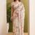 Floral printed silk blend ready to wear saree