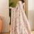 Floral printed silk blend ready to wear saree