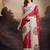 Floral printed silk blend ready to wear saree