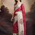 Floral printed silk blend ready to wear saree