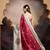 Floral printed silk blend ready to wear saree