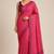 Geometric printed silk blend ready to wear saree