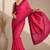 Geometric printed silk blend ready to wear saree