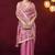 Aari work floral pure georgette ready to wear saree