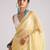 Solid pure chiffon ready to wear saree