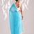 Solid pure chiffon ready to wear saree