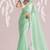Solid pure chiffon ready to wear saree