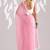 Solid pure chiffon ready to wear saree