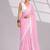 Solid pure chiffon ready to wear saree