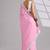 Solid pure chiffon ready to wear saree