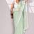 Solid pure chiffon ready to wear saree
