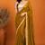 Chiffon coin sequin fringe lace pre-draped saree