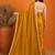 Chiffon coin sequin fringe lace pre-draped saree