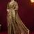 Solid pure chiffon ready to wear saree