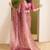 Solid pure chiffon ready to wear saree