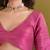 Solid pure chiffon ready to wear saree