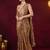 Solid pure chiffon ready to wear saree