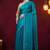 Solid satin ready to wear saree
