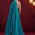 Solid satin ready to wear saree