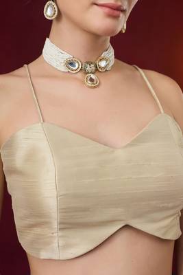 Solid satin ready to wear saree 4