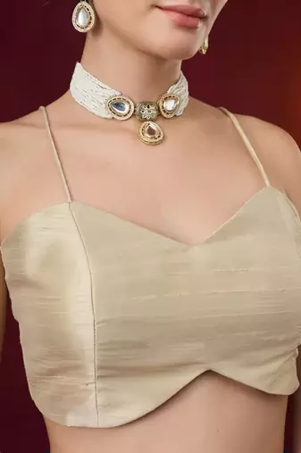 Solid satin ready to wear saree