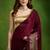 Foil floral printed satin ready to wear saree