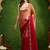 Sawaroj diamond work ombre satin ready to wear saree