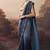 Sawaroj diamond work ombre satin ready to wear saree