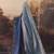 Sawaroj diamond work ombre satin ready to wear saree