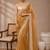 Pure georgette solid ready to wear ready to wear saree