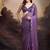 Solid satin ready to wear saree