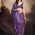 Solid satin ready to wear saree