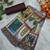 Multicolor Chinon Silk Blend Saree With Mirror Work