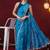 Solid pure chiffon ready to wear saree