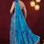 Solid pure chiffon ready to wear saree