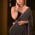 Black Embroidery And Sequin Work Georgette Saree