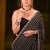 Black Embroidery And Sequin Work Georgette Saree