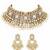 Multi-strand pearl choker and earrings set