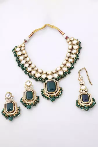 Crystal clear bridal jewelry set