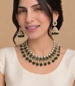 Red bridal jewelry set