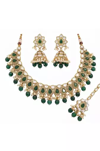 Red bridal jewelry set