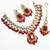 Red bridal jewelry set