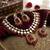 Red bridal jewelry set