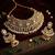 Multi-strand pearl choker and earrings set