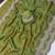 olive color embroidery work with cut work border and havy daimond work silk blend saree