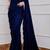 Navy Blue Party Wear Georgette Saree With Sequin Embroidery Work