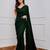 Green Party Wear Georgette Saree With Sequin Embroidery Work