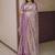 purple color kanchipuram silk blend zari weaving saree with blouse piece