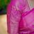 pink color kanchipuram silk blend zari weaving saree with blouse piece